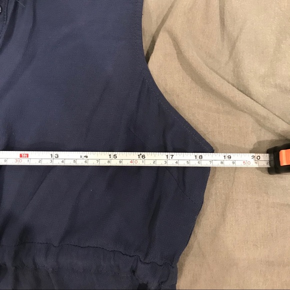 Topshop (Maternity) Navy Drawstring Dress - Picture 6 of 8